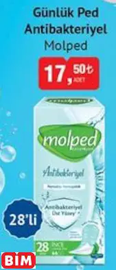 MOLPED GÜNLÜK PED ANTİBAKTERİYEL MOLPED GÜNLÜK PED ANTİBAKTERİYEL